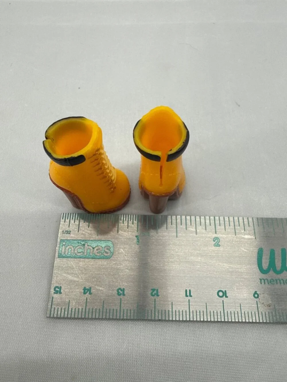 LOL Surprise OMG Swag Doll Shoes Yellow Construction Platform Wedge Boots